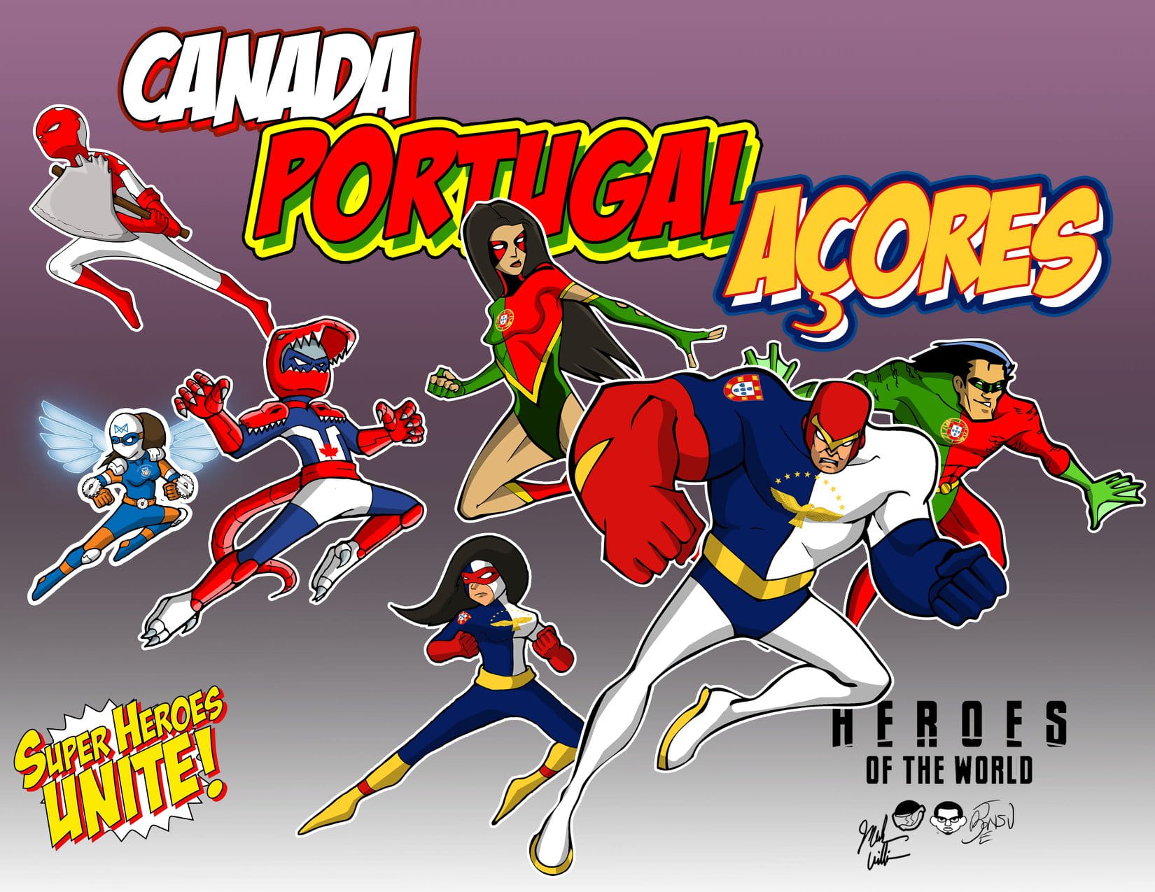 Canada Portugal Acores | Super Heroes Unite! | Heroes of the World