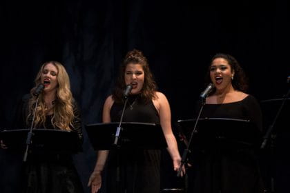 student performers at the cmtp festival of new musicals