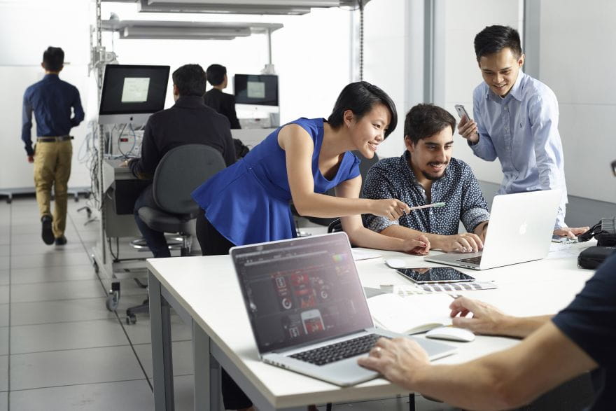 Digital effects Sheridan Marketing students enjoying realworld simulation in the classroom