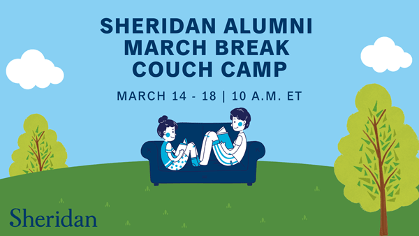 Sheridan alumni march break couch camp